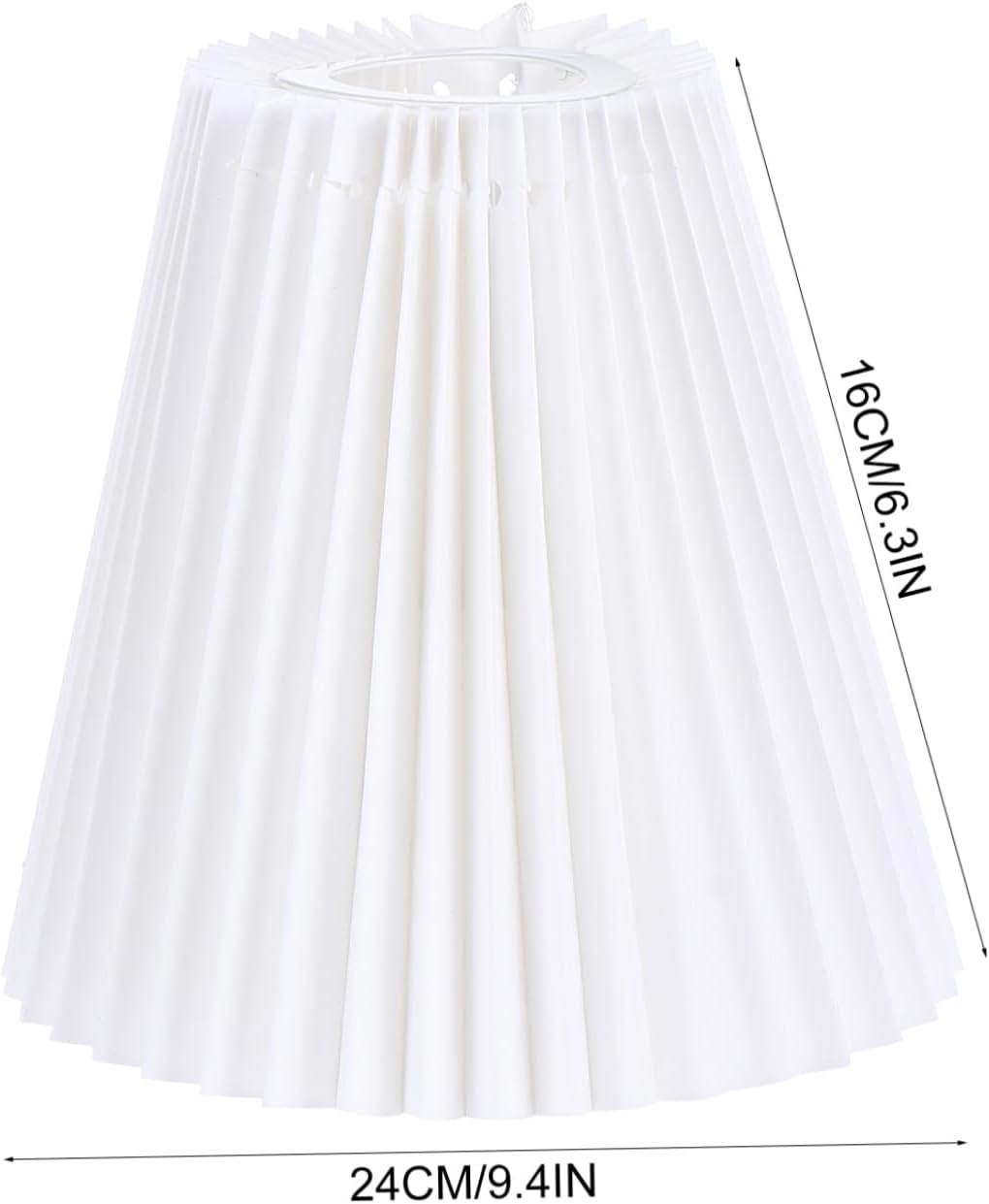 Cloth Lampshade Ceiling Light Cover and Easy to Install Table Lamp Shade for Home Decor White Fabric Shade for Warm Ambiance Living Room and Bedroom