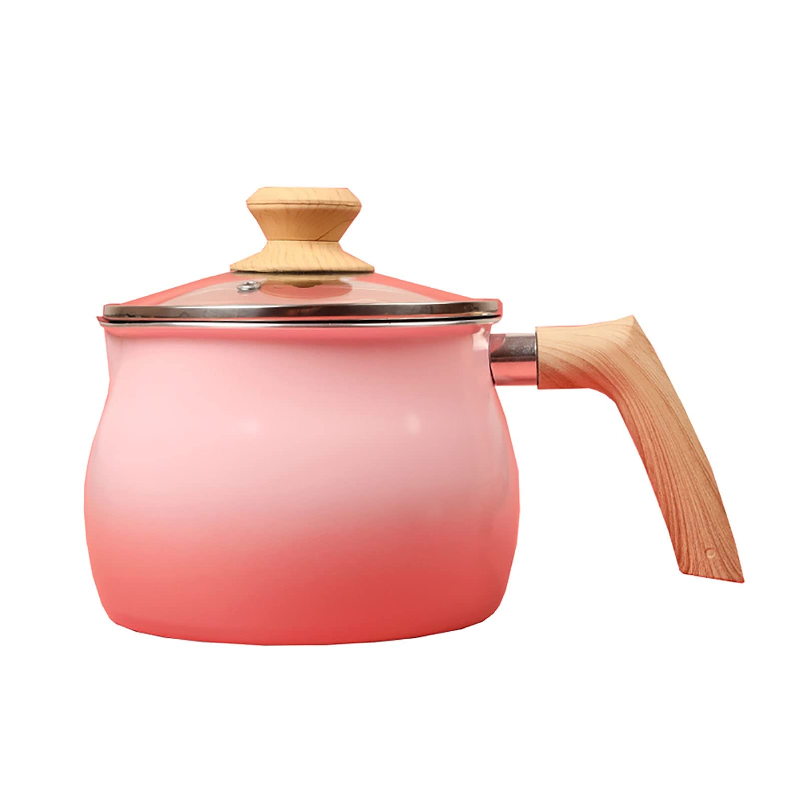 Milk Pans/Stock pot/frying pan, (17cm) non-stick pan Cooking Pots/Cool Touch Handles?for Induction and Gas Hobs (Color : E)