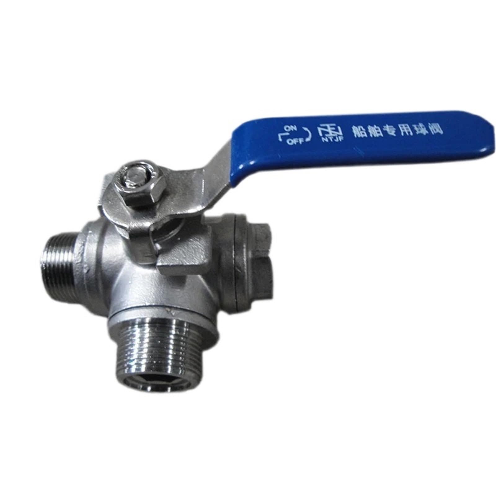 Vanne à boisseau sphérique 3 voies inox 3/4" pour stopper les fuites d'eau