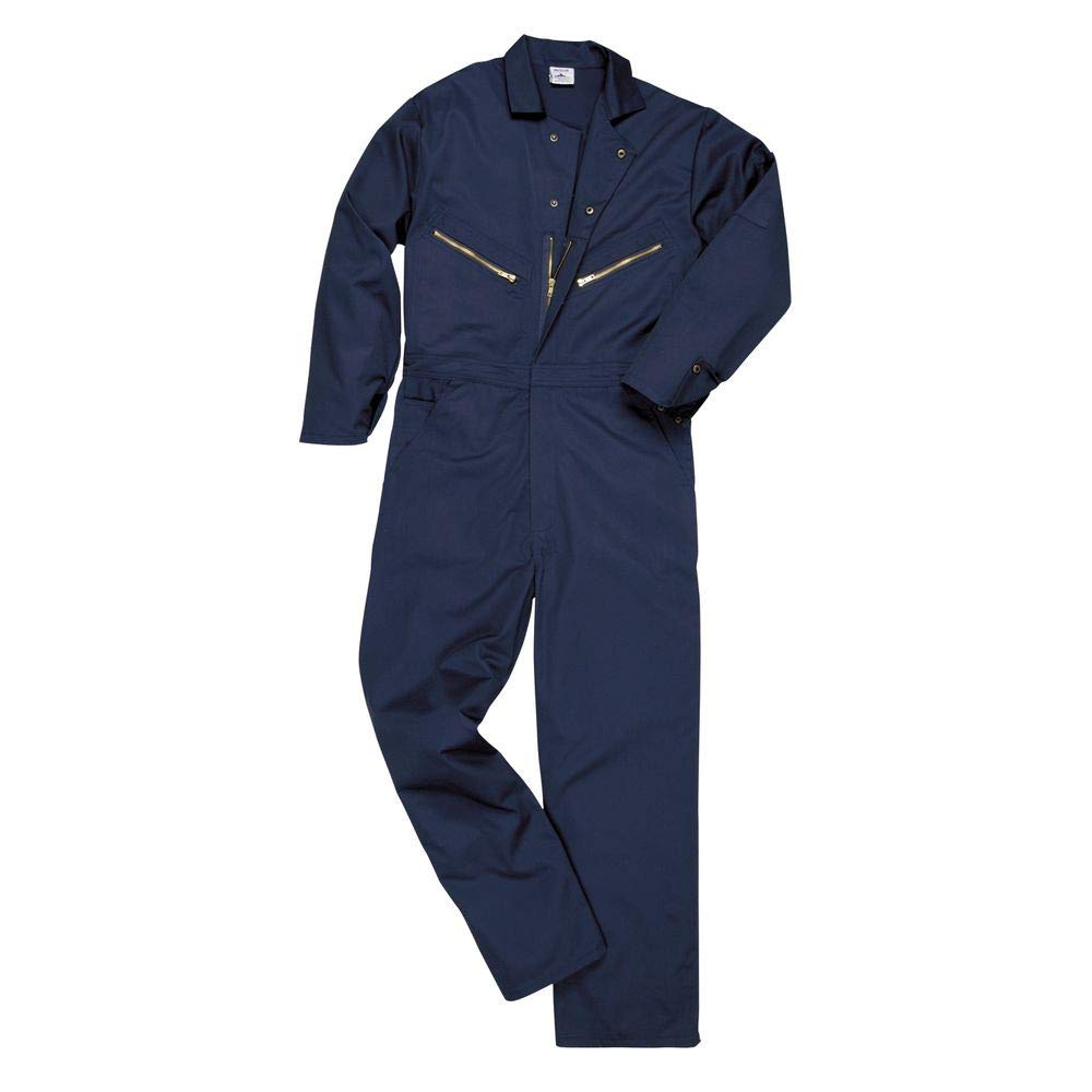 Portwest C808 Overall Polyester Rückenfalte 10 Taschen Baumwolle UV-Schutz