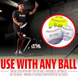 Franklin Sports Total Pitcher Baseball + Softball Training Aid - Pitching Machine + Ball Launcher for Batting + Fielding Practice - Spring Loaded Portable Pitching Machine for Backyard + Batting Cage Franklin Sports Total Pitcher Baseball Softball Training Aid Pitching Machine Ball Launcher for Batting Fielding Practice Spring Loaded Portable Pitching Machine for Backyard Batting Cage