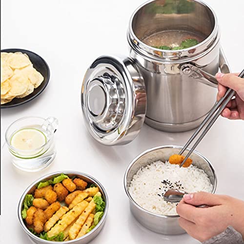 contenitore per il pranzo, Bento Boxes Portapranzo termico impilabile isolato sotto vuoto(M)