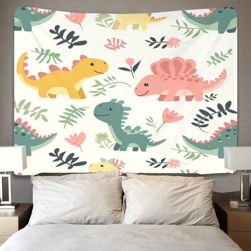 Tapiz de dinosaurios 3D para transformar tu dormitorio con suavidad 4