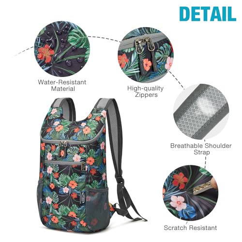 Image of G4Free Lightweight Packable Hiking Backpack for Men Women Small Hiking Daypacks Foldable Shoulder Pack Casual Outdoor Bag 11L