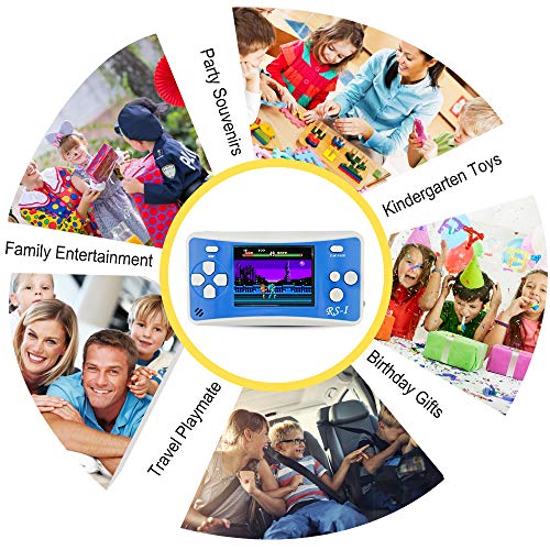 Handheld Game Console with HD 2.5 inches Screen, Built-in 152 Games, SuitableFor Adults and Children, is A Good Companion for Entertainment,Plug in TV Video Games, A Good Ggift for Christmas