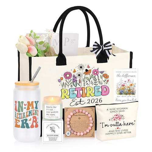 JTENGTOP Retirement Gift for Woman 2026, Best Retirement Gifts for Women Coworker Teacher,...