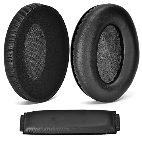 1 Set Ohrpolster Stirnband Ersatz Protein Polster für Sennheiser HD418, HD419, HD428, HD429, HD439, HD438, HD448, HD449 Kopfhörer Ohrmuscheln R