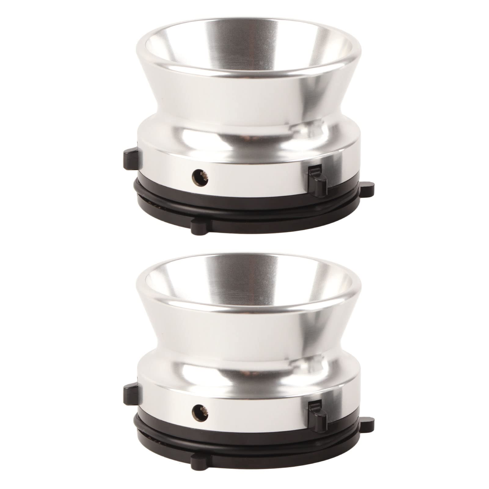 1 par de Adaptadores de Buje Nab para Studer para Akai para , Abridor de 10 Pulgadas de Aleación de Aluminio Vacía para Carrete Pequeño, Carrete de Cinta para Grabadora (Plata)