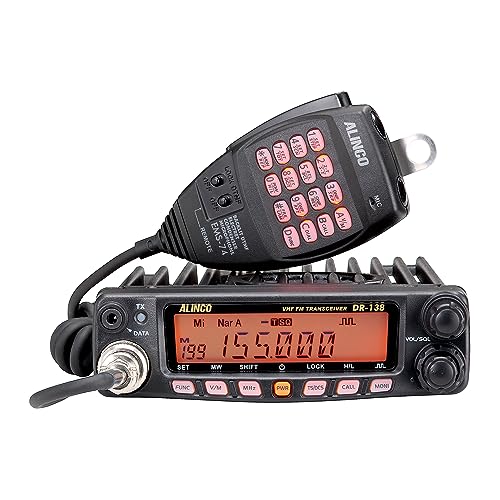Station Radio VHF Alinco DR-138HE 144-146MHz, 200 canaux, DMTF, 12V