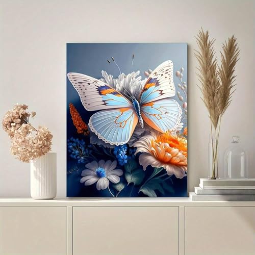 Toile murale papillons pour sublimer un mur blanc vide - 2