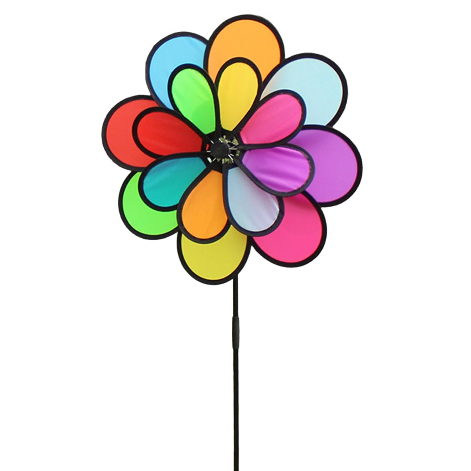 Layer Windmill Decoration for Winds Powered Installation Suitable for Lawns or Porch Colorful Patios Windmills
