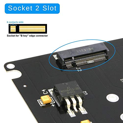 Adaptador carcasa SATA para SSD M.2 a 2.5 pulgadas miniatura 4