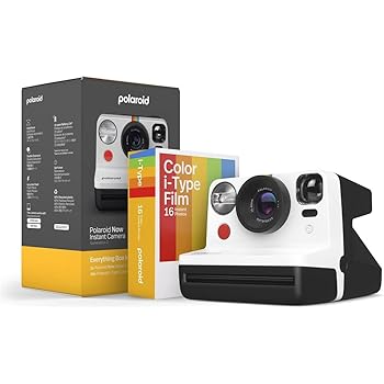 Polaroid Everything Box Now Gen 2 Instant Camera Black/White