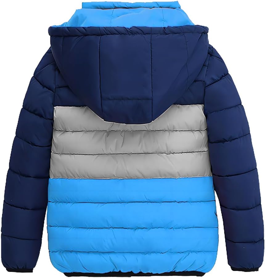 Linboo Winterjacke Für Jungen - Dicker Gefütterter Parka Mit Abnehmbarer Kapuze