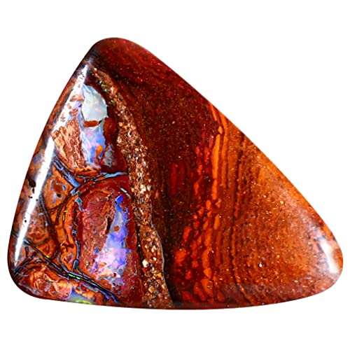Pierre précieuse opale boulder australien naturel en vrac 5.17 ct multicolore