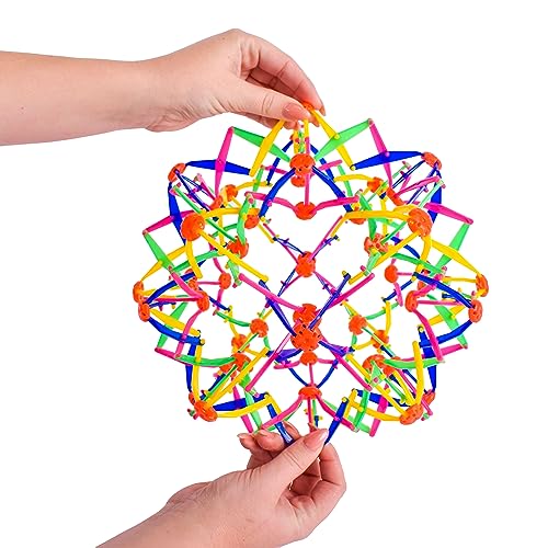 Sunny Days Entertainment Nucleus Expandable Ball Breathing Toy Sphere for Kids & Adults Expands from 5.5 to 10
