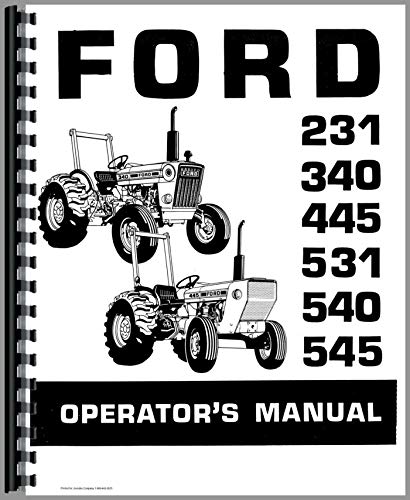 Ford 445 Industrial Tractor Operators Manual (1979 and Up)      Unknown Binding