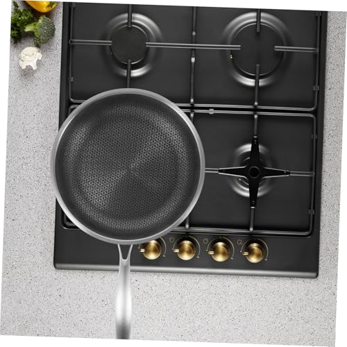 Wok de acero inoxidable antiadherente resistente y duradero miniatura 6