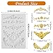 Baroque Style Curlicues Scroll Lace Emboss Border Relief Flower Lace Filigree Sculpted Decoration Scrollworks Silicone Mold for Fondant Sugar Craft Cake Baking DIY Soap Polymer Clay Plaster