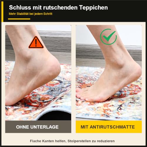 Foto von fowong Antirutschmatte für Teppich 200x200cm, Groß&Schneidbar