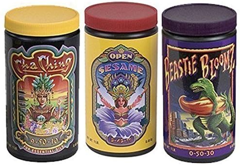 Fox Farm Soluble Tri Pack Open Sesame Beastie Bloomz Cha Ching Trio foxfarm 1lb .*#GH45843 3468-T34562FD90197