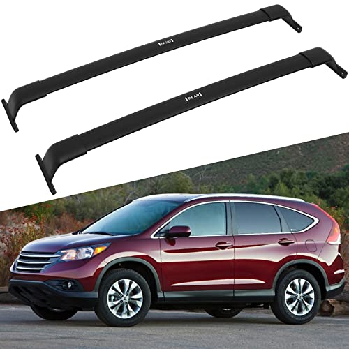 cciyu Roof Rack Cross Bars for Honda CRV 2012-2016 Fits Side Rails Models ONLY Black Car Cross Bar for Rooftop Cargo Carrier Bag Basket Luggage Kayak Canoe Bike Snowboard Skiboard