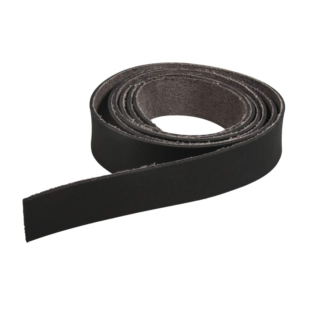 Rayher Pin and Peg Leatherette Straps for Pegboard, Craft and Sewing, Artificial Leather Strap 138cm long, black, 83035576