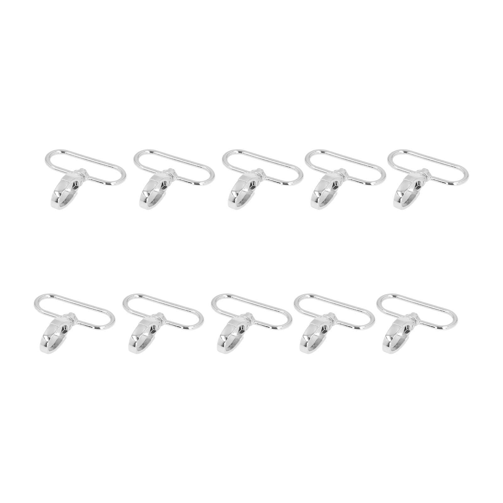 Keychain Hook, Light Weight Rotating Hook Clamp Lobster Clip Fine Workmanship for Handbag for Reticule for Straps(Bai Lat)