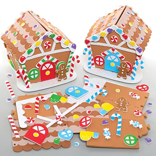 Baker Ross FE937 Kits de Manualidades de Casita de Jengibre - Paquete de 2, Manualidades Navideñas para Niños, Proyecto de Manualidades y Artes Creativas para Niños Cover