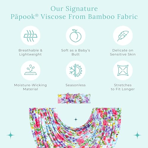 Image of Posh Peanut Soft Baby Swaddle & Headband Set - Viscose from Bamboo Newborn Wrap Receiving Blanket, Nursing or Stroller Cover (Hadley