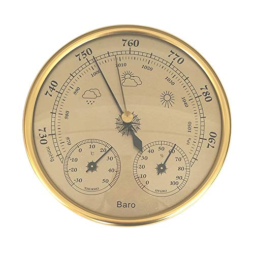 Wetterstation Barometrische, Thermometer Hygrometer Barometer 3 in 1 Wand Befestigte High Accuracy Manometer Air Wetterstation Hanging Instrument