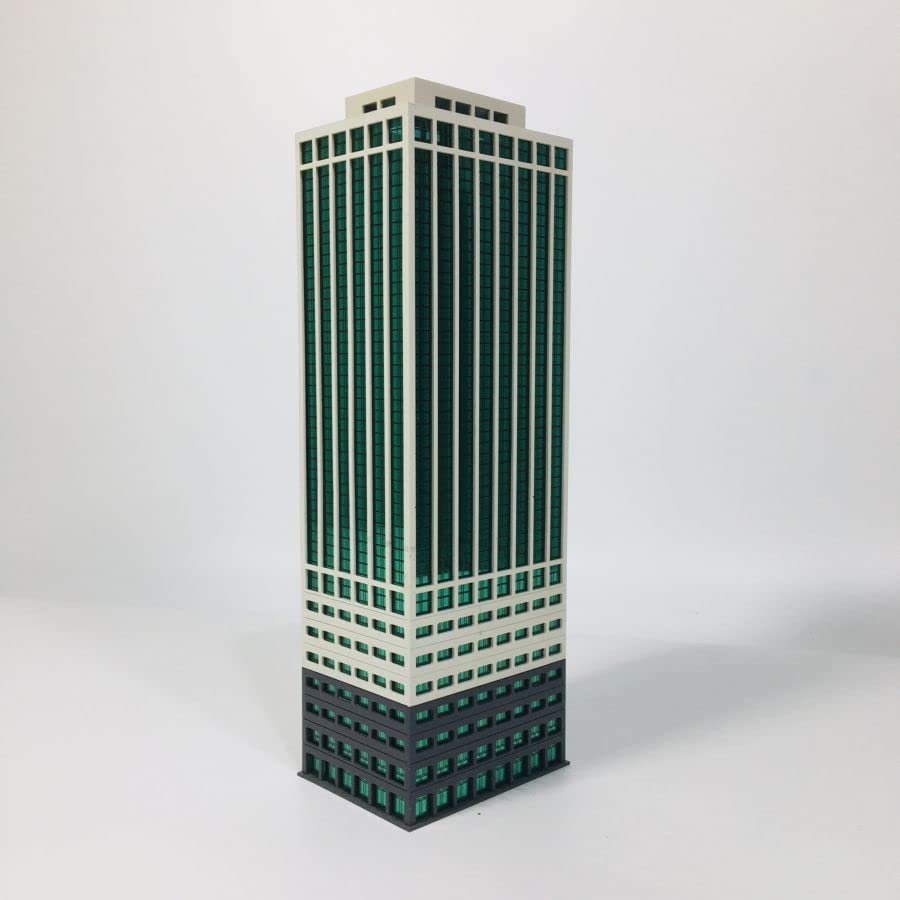 BENME SHF Scale Modern City Building Color Building Model-1:300 (Black)