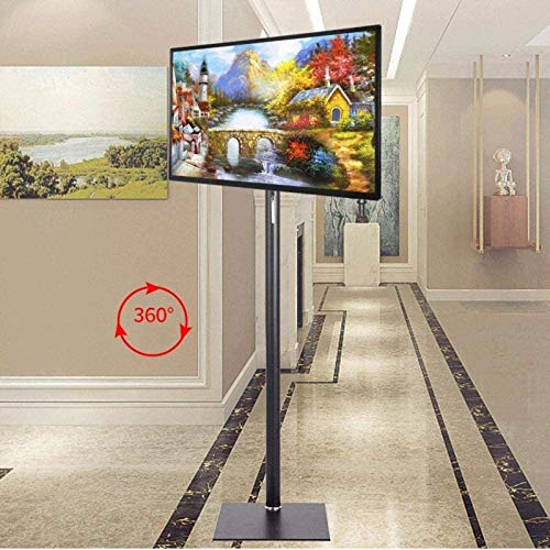 Soporte universal giratorio de mesa para TV de acero inoxidable miniatura 6