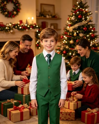 Image of Kids Vest for Boys Formal Suit Vests
