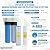 20 x 4.5 inch Two Stage Clear Whole House Water Filter Purification System, 1" in/Out Port Double O Ring Housing w/Sediment GAC Carbon Filters + Pressure Gauge