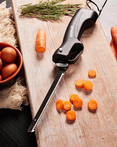 G3 Ferrari G20148 Coltello Elettrico Speedycut, Lame Inox, 45 Watt, Nero - immagine 3