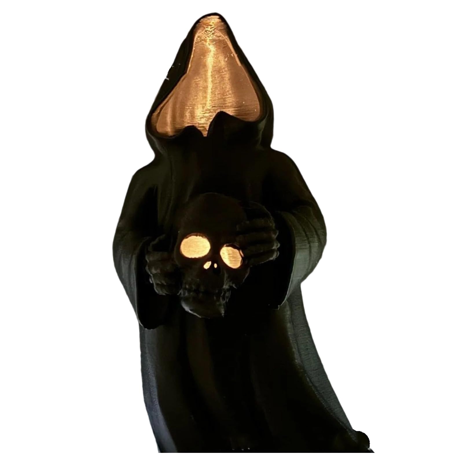 Elnwnnkc Halloween Ghostly Figure Sculpture Ghostly Skull Statue Desk Ornament for Themed Parties and Halloween Party Decoration Desk Ornament