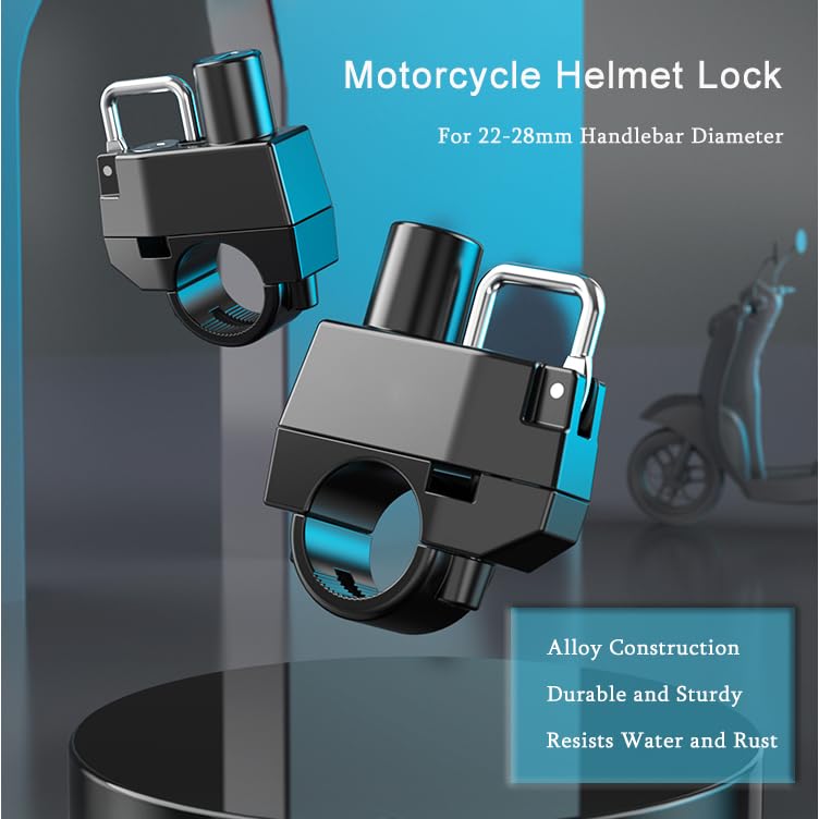 helmet lock for shoei neotec Motorcycle II NXR/NXR 2 RF-SR X-Fourteen, Helmet Holder Hook with 2 Keys, Helps Secure Your Gear, Easy to Install, Portable Design for Daily Use Automotive BAUER RE-AKT 95 HELMET Interior:Solid Royal Enfield Optimus Helmet loaded base plates that