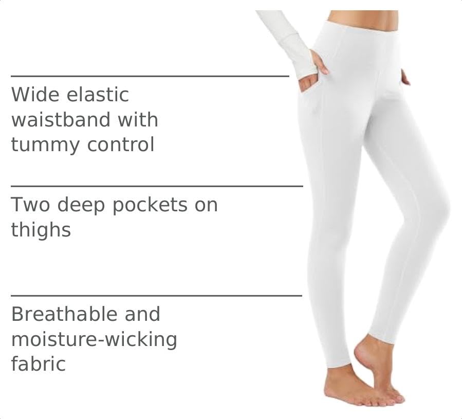 Image of baleaf Women's Fleece Lined Leggings, High Waisted