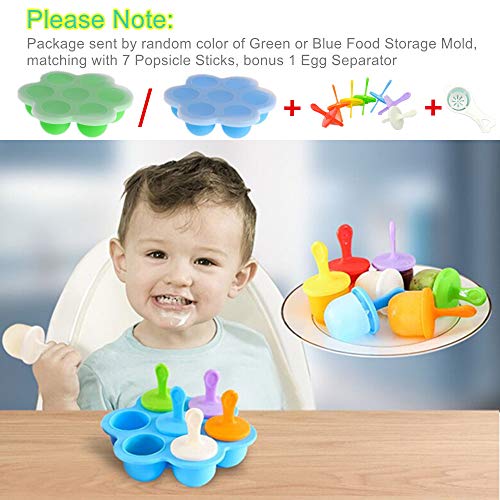 Vassoi congelatore per alimenti per bambini con