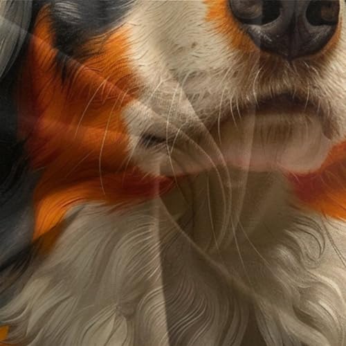Housse de couette Chien Berger Allemand 135x200 microfibre