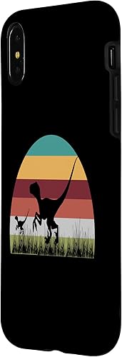 Miniatura 2 de iPhone XXS Dinosaur TRex Raptors Funny Dino dinosaurs retro Case