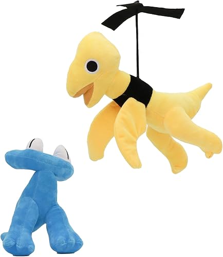 Juguetes de peluche de arcoíris, peluche cian, felpa Lookies, arcoíris amarillo, capítulo 2, juguetes de peluche para fanáticos y niños, cumpleaños,