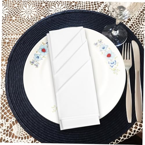 Servilletas de algodón espeso ULTECHNOVO lavables para banquetes de boda y hogar 5