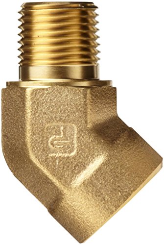 Parker Hannifin 269C-6-4 Extruded Brass Male Elbow Compression Fitting, 3/8