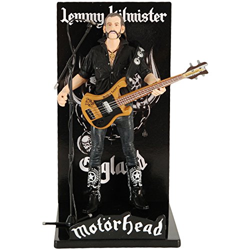 Motorhead Lemmy Kilmister Deluxe Figure Guitar Black Pickguard