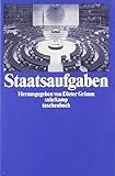 Staatsaufgaben (suhrkamp taschenbuch) - Herausgeber: Dieter Grimm Mitwirkende: Evelyn Hagenah 