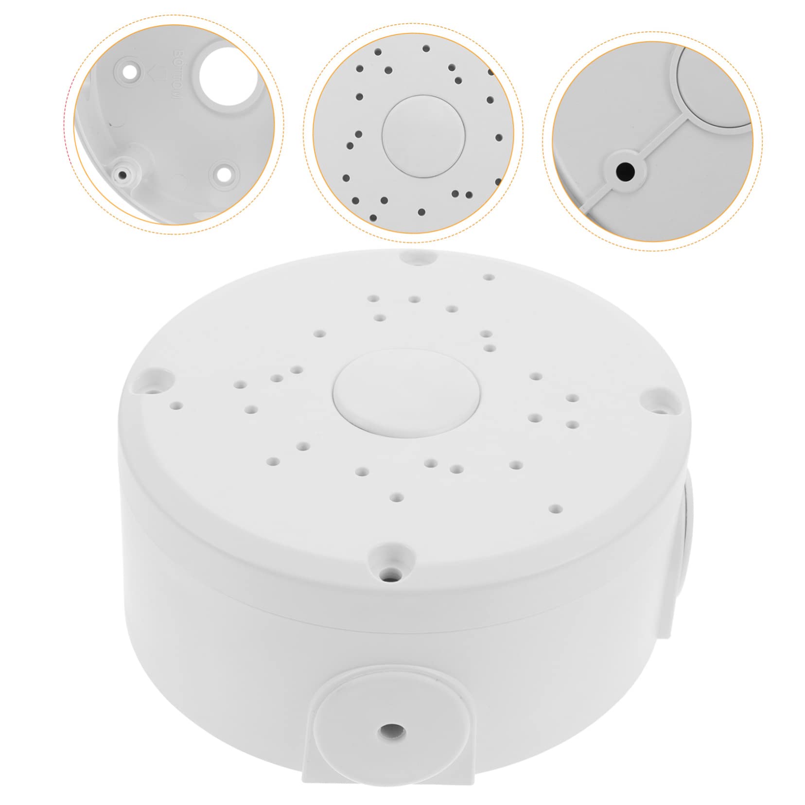 jojofuny 10pièces Boîte De Jonction Étanche Pour Caméra De Sécurité Extérieure De Câbles Électrique Pour Installation Ou Plafond Design Et Adaptable Pour Électriques à Extérieur