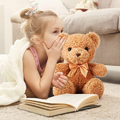 Hydren 18Pcs Plush Bears Set - 12In Stuffed Animals, Soft Dolls With Bows For Party Favors & Gifts #TOP4