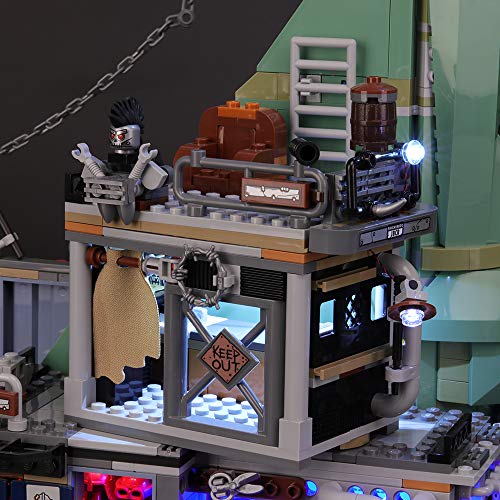 BRIKSMAX Led Beleuchtungsset für Lego Apocalypseburg, Kompatibel Mit Lego 70840 Bausteinen Modell - Ohne Lego Set – Bild 5